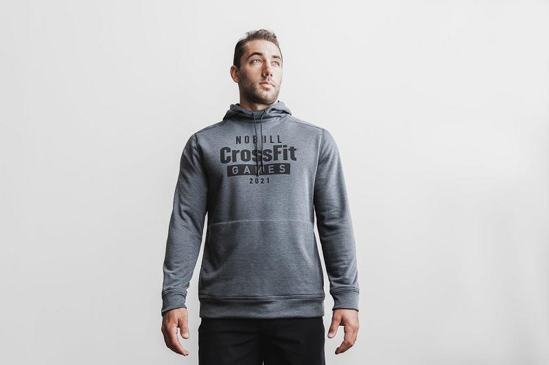 Men's Nobull Crossfit Games Hoodie Dark / Grey | SG O2516K